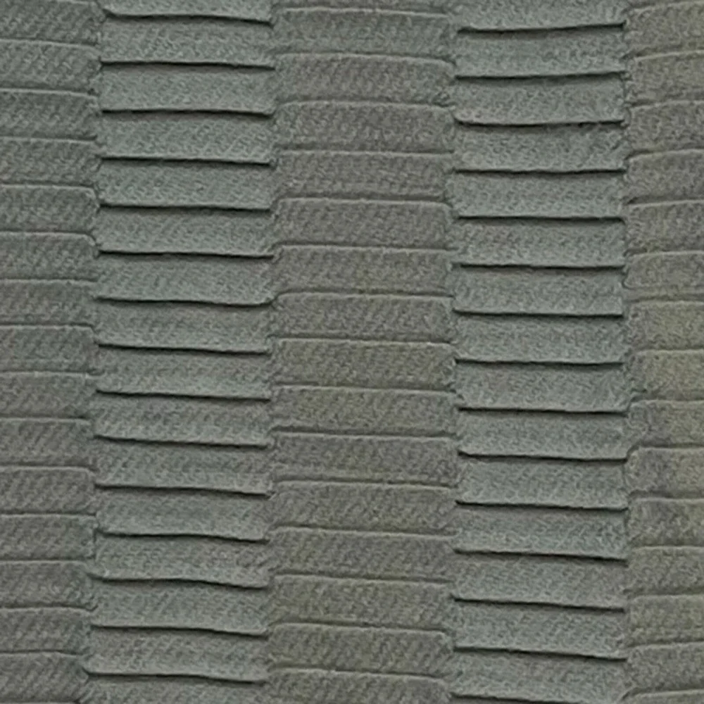 West Elm Ladder Stitch Throw Blanket Size 40x50 Gray Fringe Minimalist Scandi